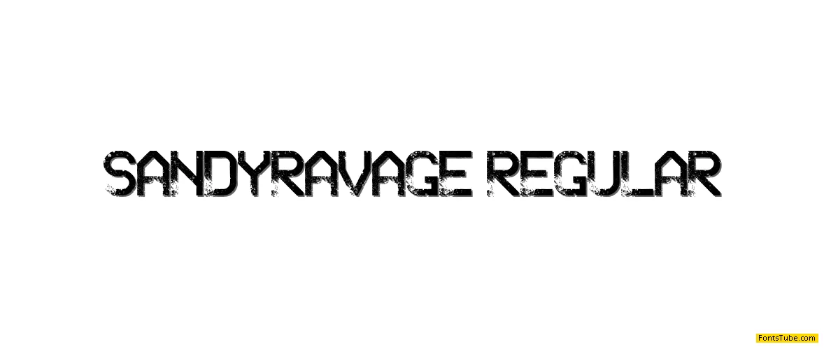 Sandy Ravage Font