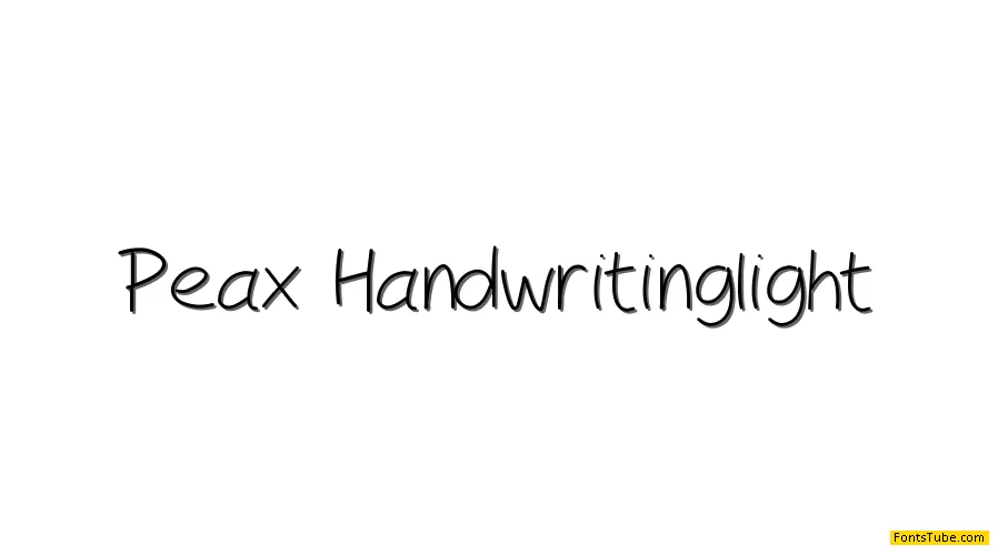 Peax Font Family