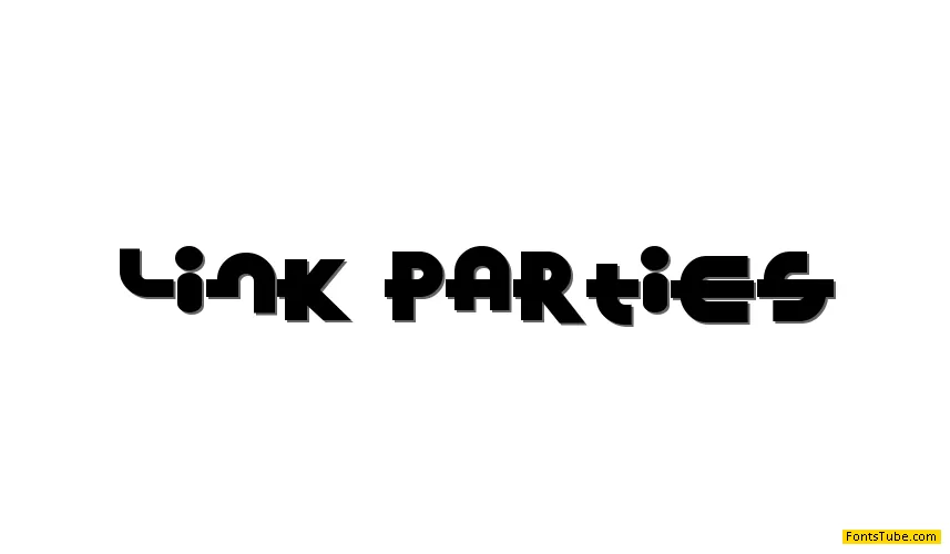 Link Parties Font