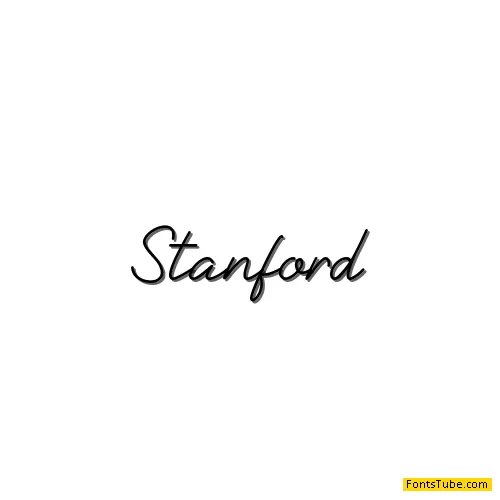 Stanford Signature Font