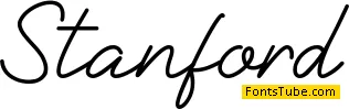 Stanford Signature Font