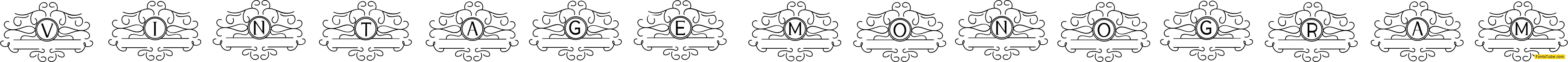 Vintage Monogram