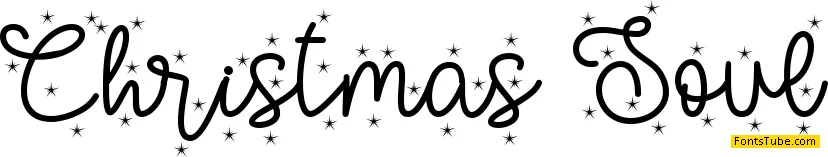 Christmas Soul - Personal use Font