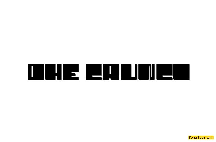 Dhe Cruncy Font