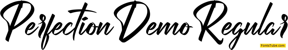 Perfection Demo Font