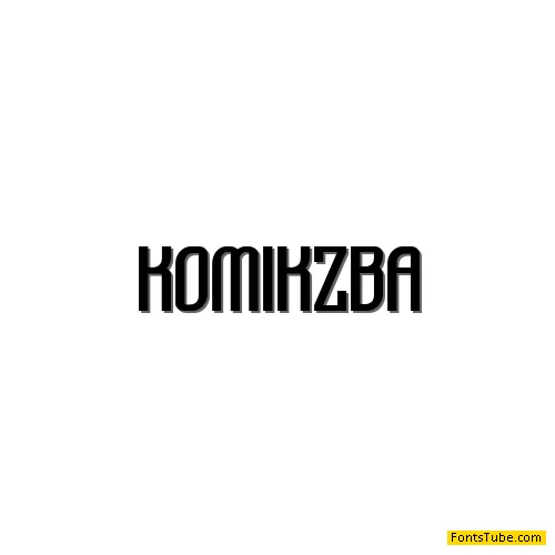 Komikazba Font