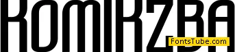 Komikazba Font