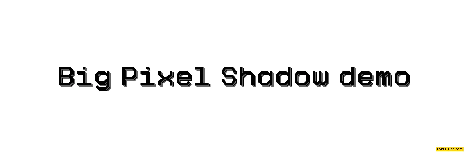 Big Pixel Font Family