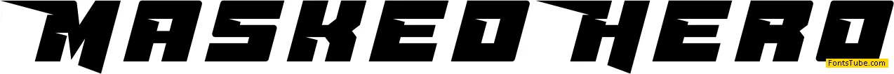 Masked Hero Demo Font