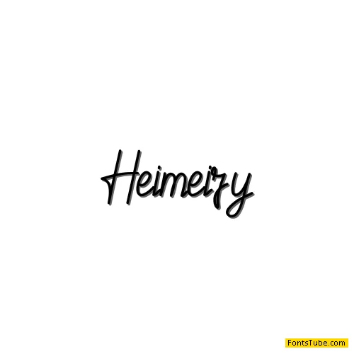 Heimeiry Font