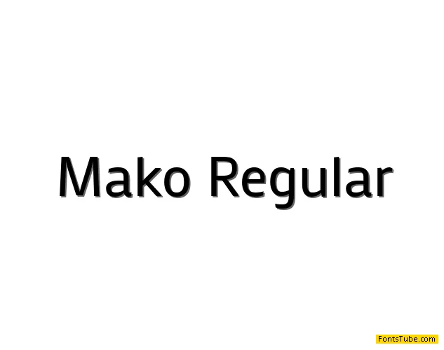 Mako Font