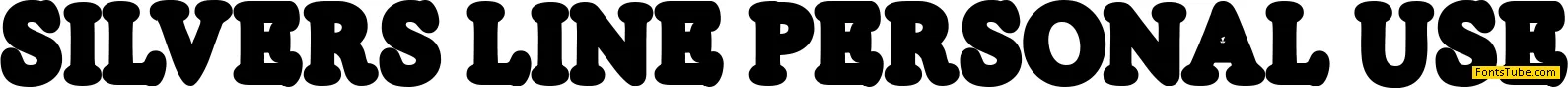 SILVERS PERSONAL USE Font Family