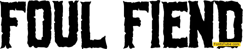 Foul Fiend Font