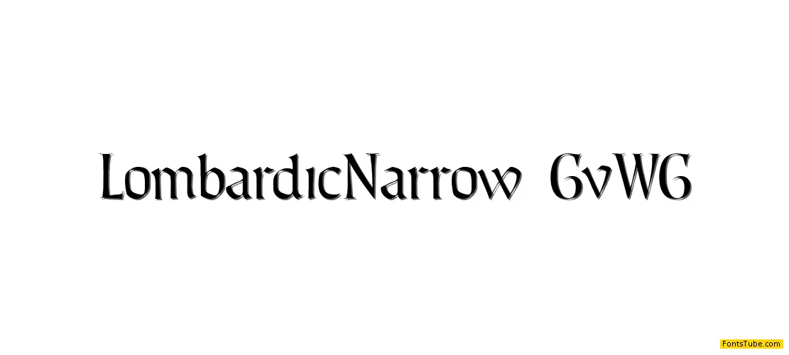 Lombardic Narrow