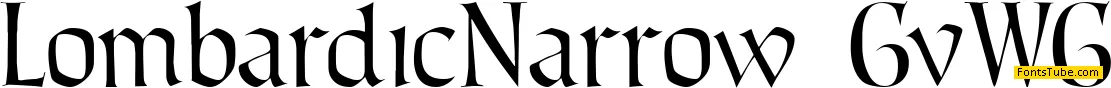 Lombardic Narrow