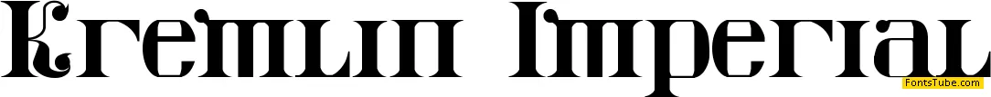 Kremlin Imperial Font