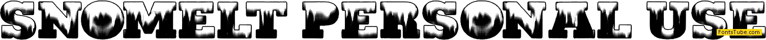 SNOMELT PERSONAL USE Font