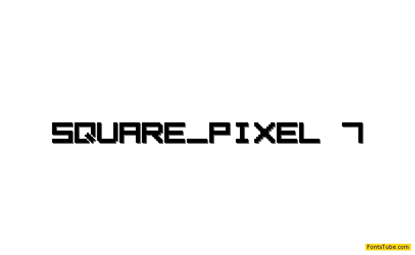 Square Pixel7 Font