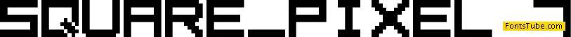 Square Pixel7 Font