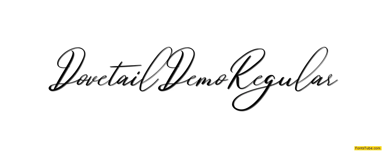 Dovetail Demo Font