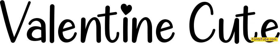 Valentine Cute Font