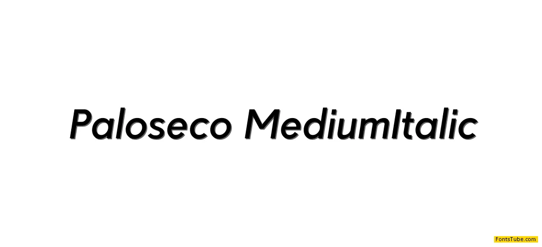Paloseco Font Family