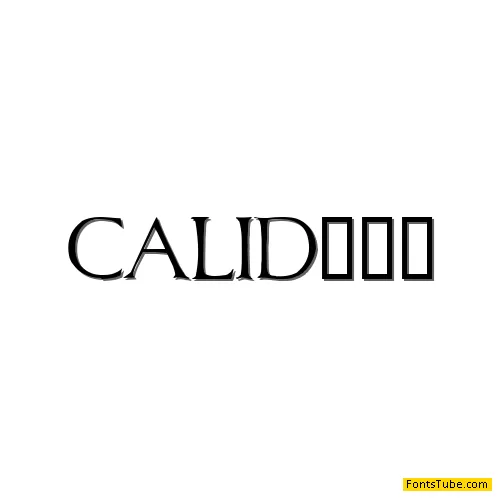 Caligula Dodgy Font