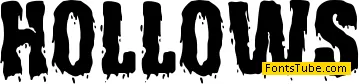 Hollows Free Font