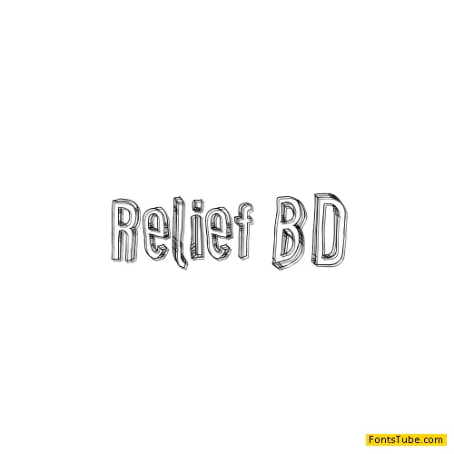 Relief BD Font