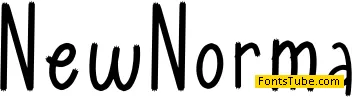 New Normal Font