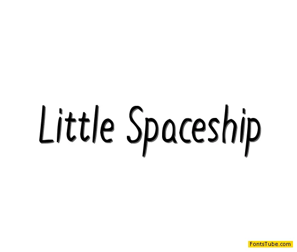 Little Spaceship Font