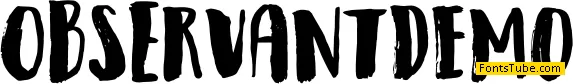 Observant DEMO Font
