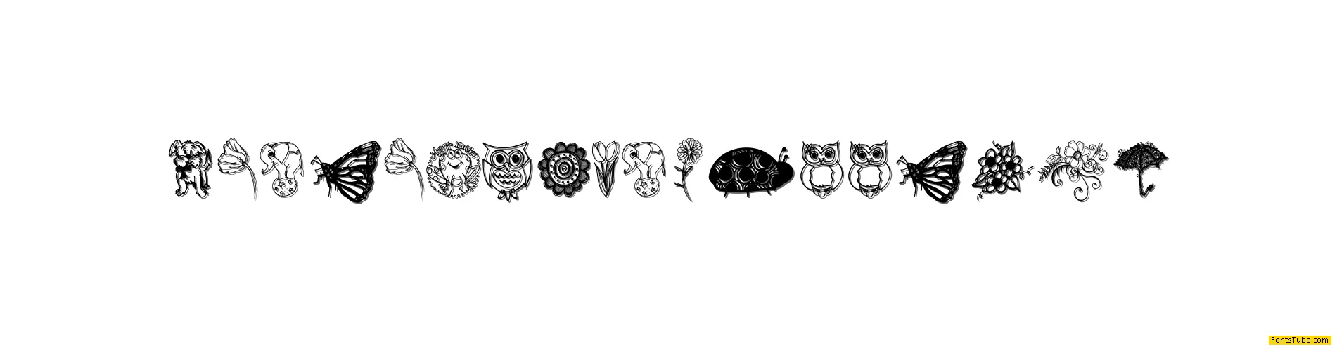 Janda Spring Doodles Font