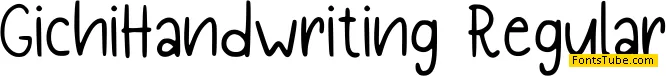 Gichi Handwriting