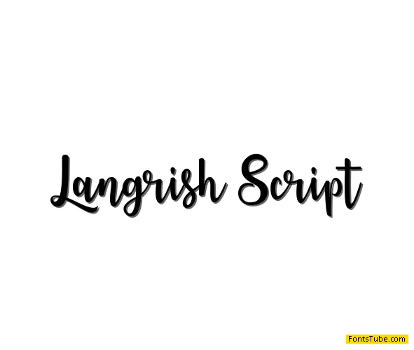 Langrish Font Family
