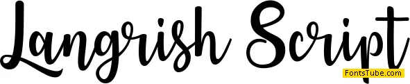 Langrish Font Family