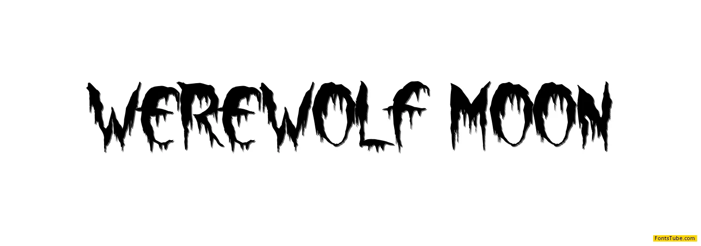 Werewolf Moon Font