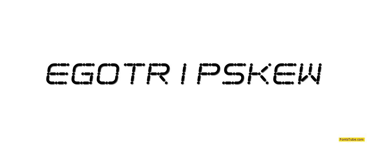 Ego trip Font Family