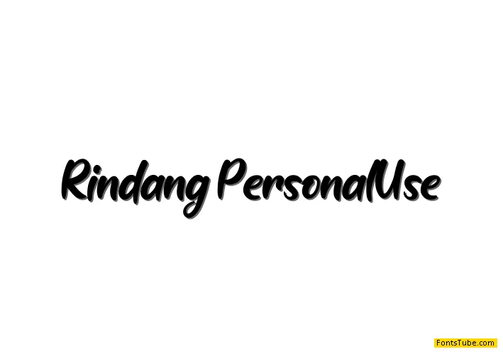 Rindang Font