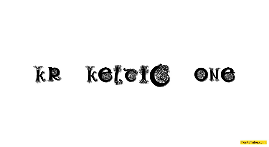 KR Keltic One Font