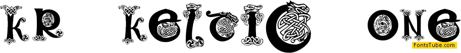KR Keltic One Font