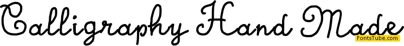 Calligraphy Hand Made Font