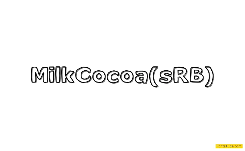 Milk Cocoa (sRB) Font