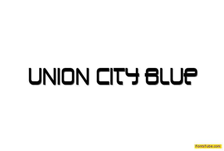 Union City Blue Font