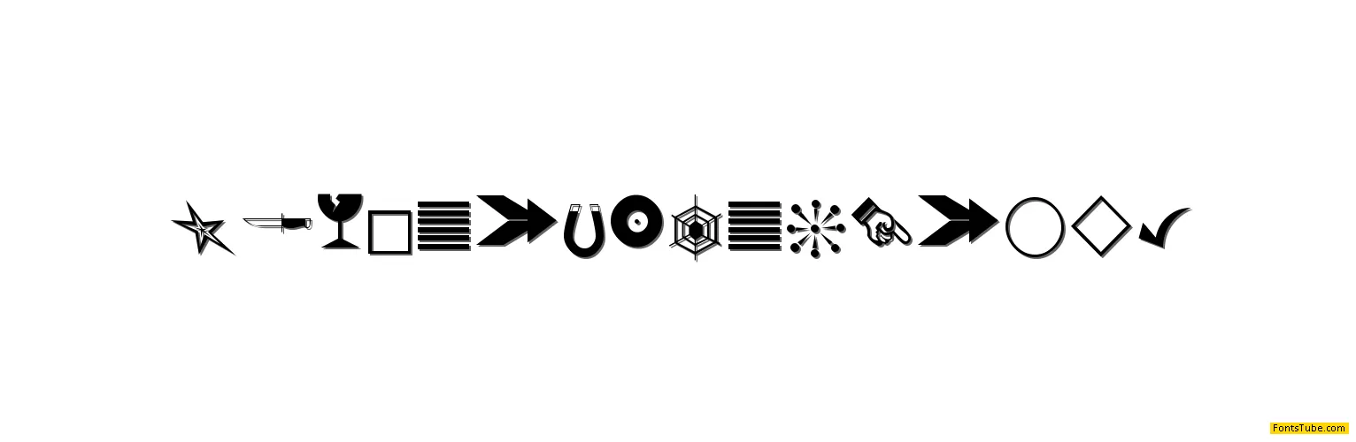 Journal Dingbats 3 Font