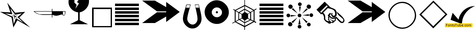 Journal Dingbats 3 Font