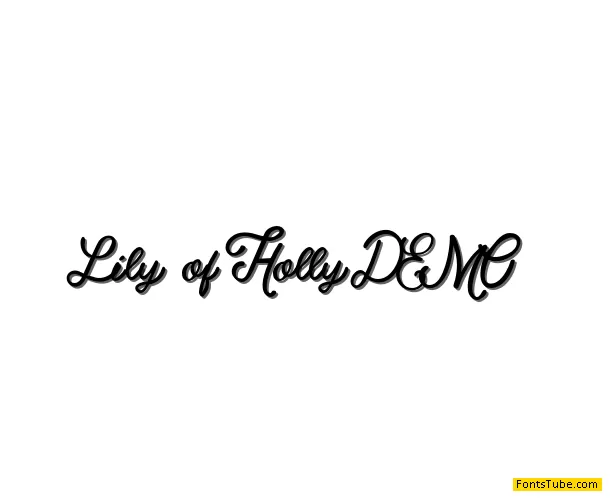 lily of holly DEMO Font
