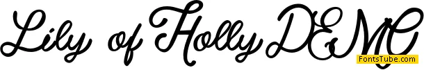 lily of holly DEMO Font