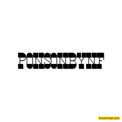Ponsonby NF Font