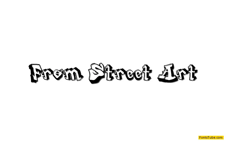 From Street Art Font